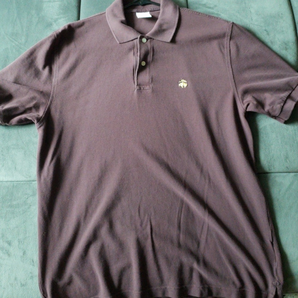 Maroon Brooks brothers polo